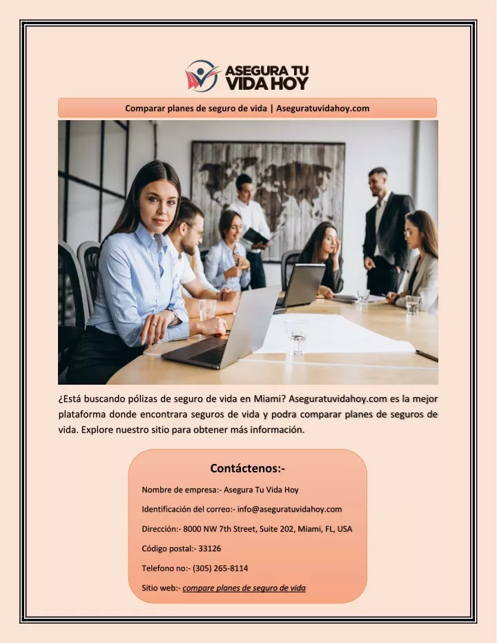 comparar planes de seguro de vida