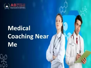 Medical Coaching Near me