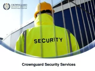 Best Security Agency in London