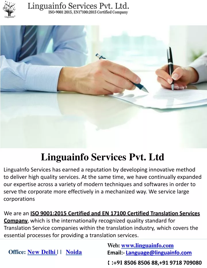 linguainfo services pvt ltd