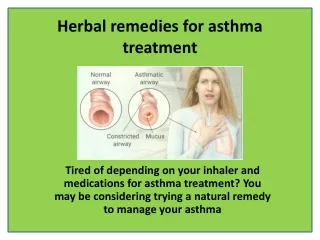 herbal remedies for asthma treatment