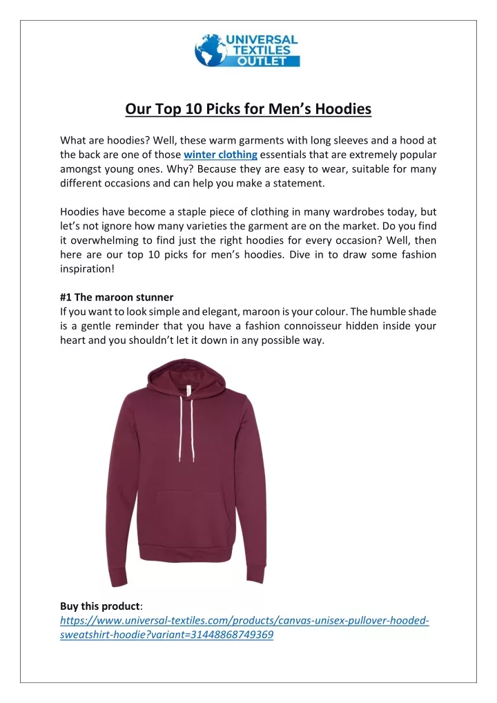 our top 10 picks for men s hoodies