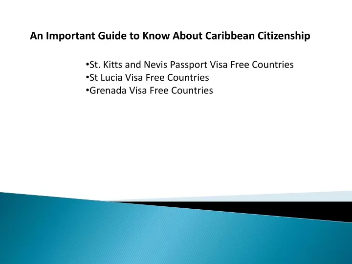 an important guide to know about caribbean