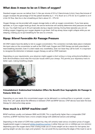 The Full Overview To Utilizing A Cpap Equipment With Oxygen