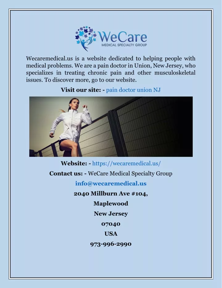wecaremedical us is a website dedicated