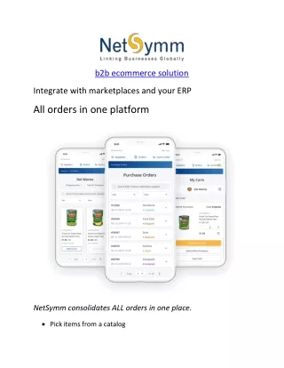 b2b ecommerce solution