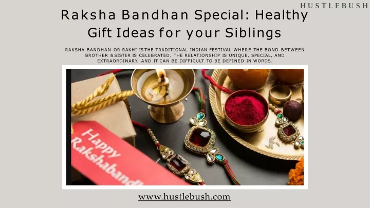 raksha bandhan special healthy gift ideas for your siblings