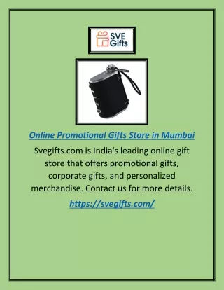 Online Promotional Gifts Store in Mumbai | Svegifts.com