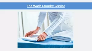 the wash laundry service