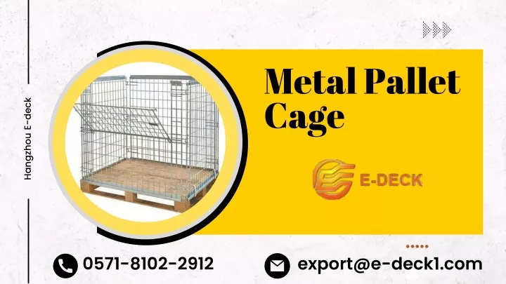 metal pallet cage