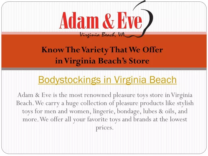 bodystockings in virginia beach