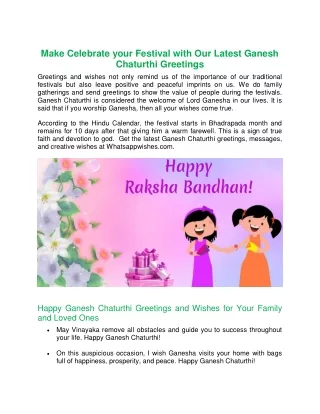 Pick Up Our Creative Raksha Bandhan Quotes For Sister And Brother