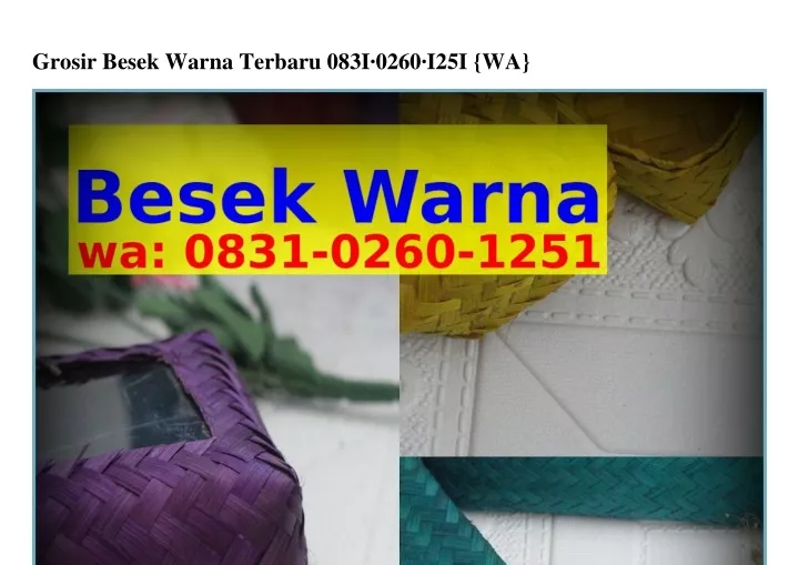 grosir besek warna terbaru 083i 0260 i25i wa