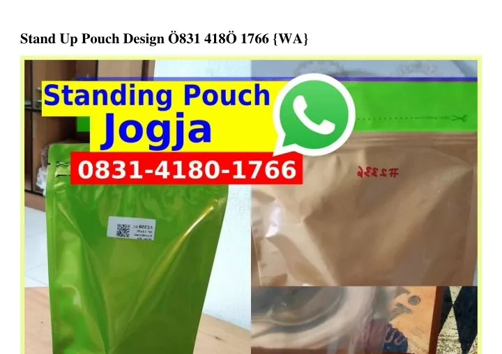 stand up pouch design 831 418 1766 wa