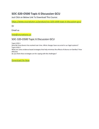 soc 320 o500 topic 6 discussion gcu just click