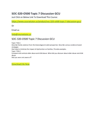 soc 320 o500 topic 7 discussion gcu just click
