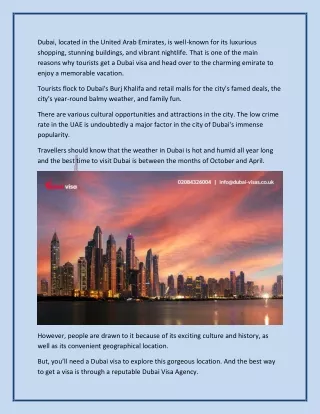 Dubai Visa Company Working -PDF
