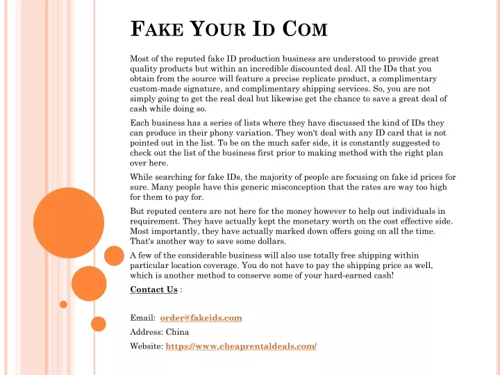 fake your id com