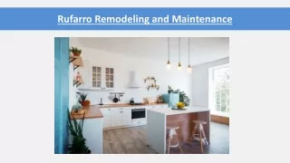 rufarro remodeling and maintenance