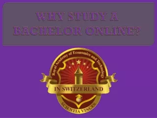 why study a bachelor online