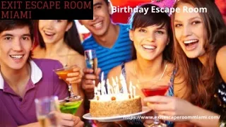 birthday escape room