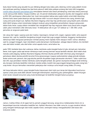 buku besar hamba yang sesudah itu pun dibilang