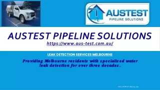 Leak Detection Specialist