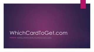 Transferable Points Credit Card High | Whichcardtoget.com