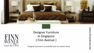 Designer Furniture In Singapore