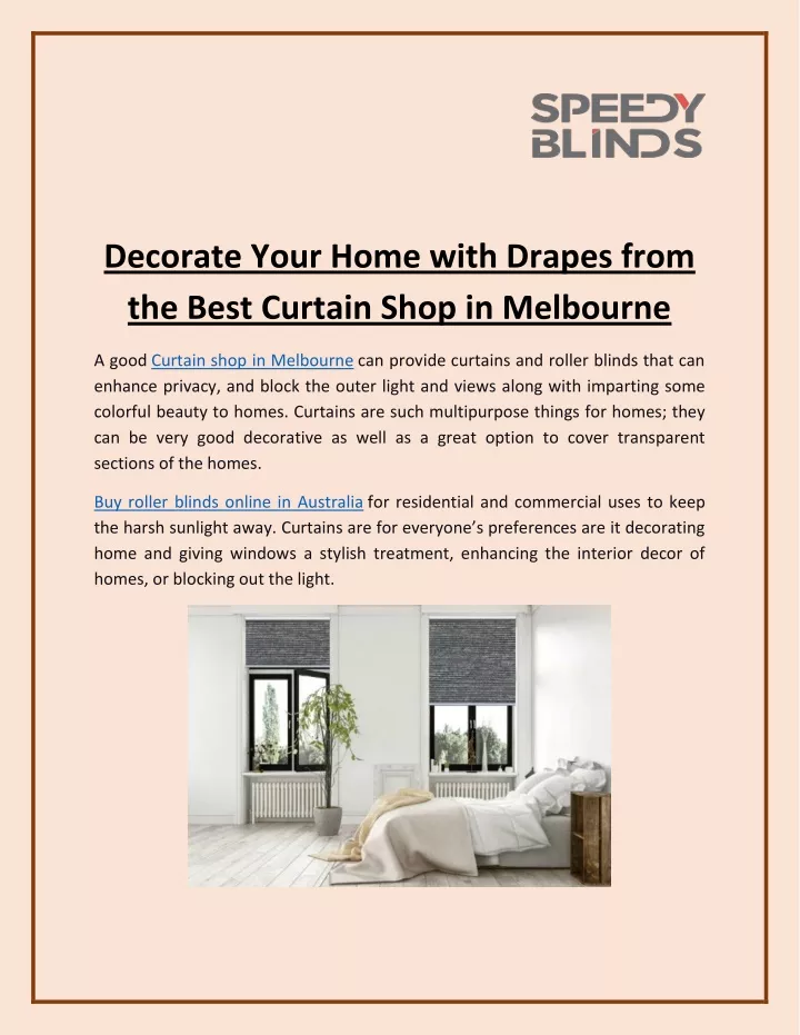 decorate your home with drapes from the best