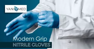 Best Quality modern grip nitrile gloves
