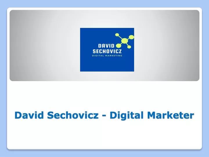 david sechovicz digital marketer