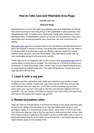SA-604-ARTICLE-How to Take Care and Clean Your washable area rugs