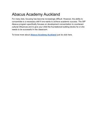 abacus academy auckland