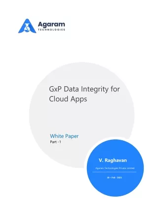 GxP Data Integrity for Cloud Apps – Part 1