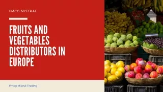 Fruits And Vegetables Distributors