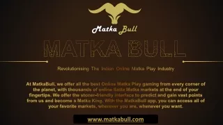 A History About Online Matka Game - MatkaBull