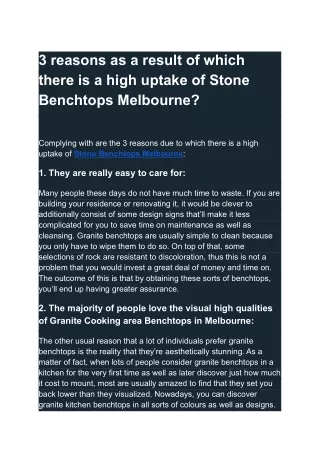 3 reasons as a result of which there is a high