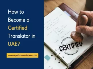 How to Become a Certified Translator in UAE