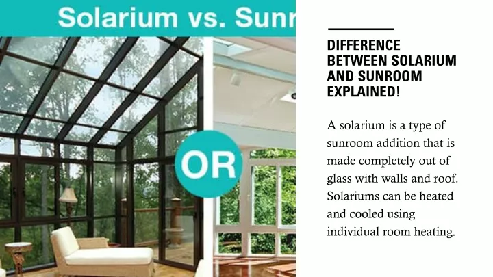 difference between solarium and sunroom explained