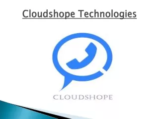 cloudshope technologies