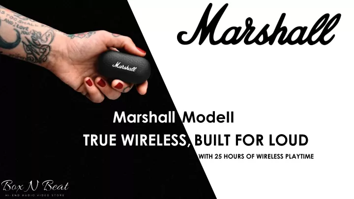 marshall modeii true wireless built for loud