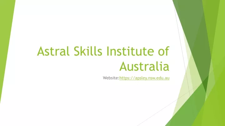 astral skills institute of australia