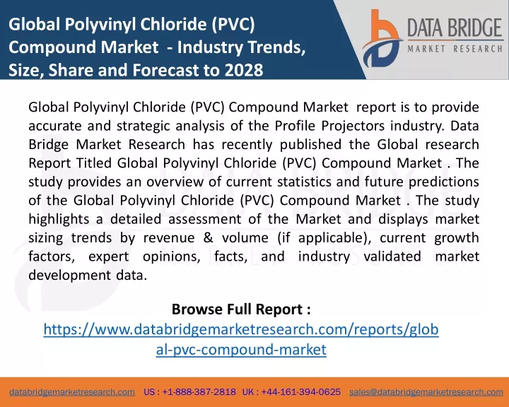 global polyvinyl chloride pvc compound market