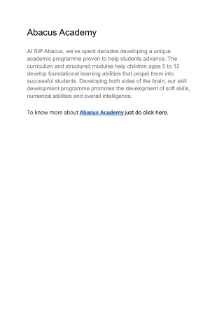 abacus academy