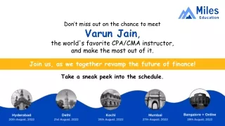 don t miss out on the chance to meet varun jain