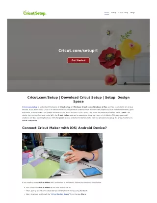www.cricut.com setup - cricut machine maker 3