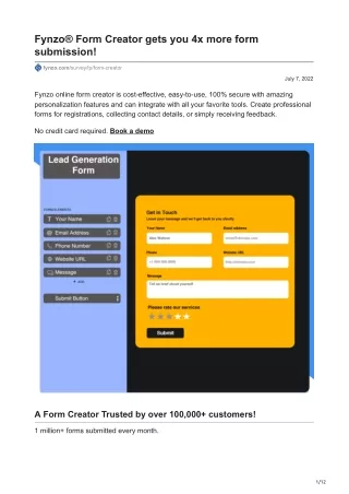 fynzo form creator gets you 4x more form