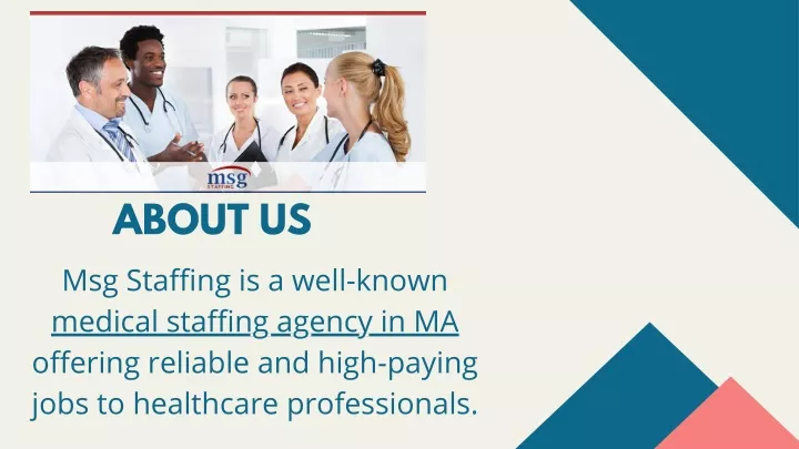 about us msg staffing is a well known medical