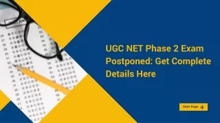 UGC NET Phase 2 Exam Postponed Get Complete Details Here